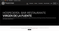 Desktop Screenshot of hospederiavirgendelafuente.com