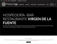 Tablet Screenshot of hospederiavirgendelafuente.com